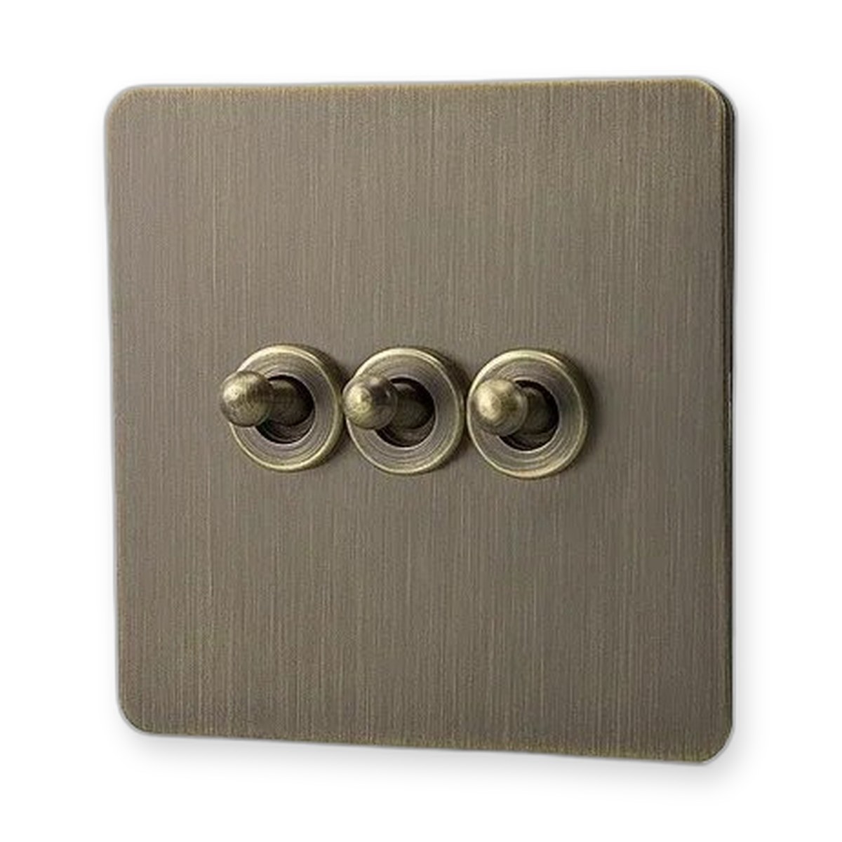 Kamer-set met drie metalen schakelaars